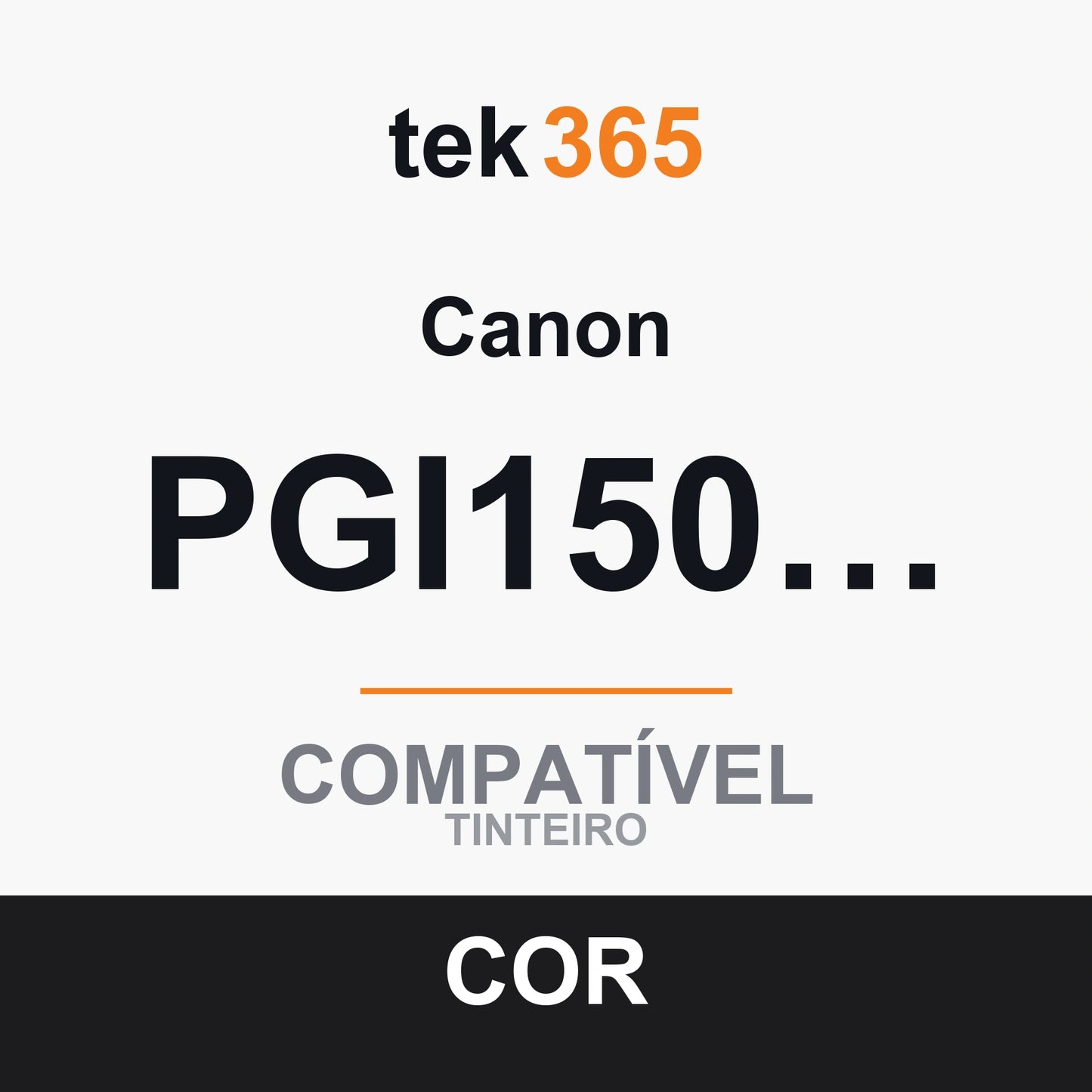 Cartucho de tinta original Canon PGI1500XL Preto
