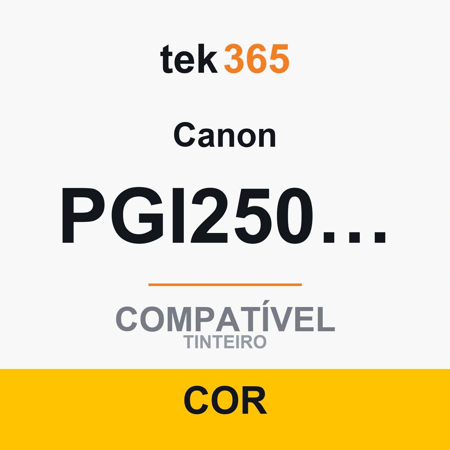 Cartucho de tinta original Canon PGI2500XL Amarelo
