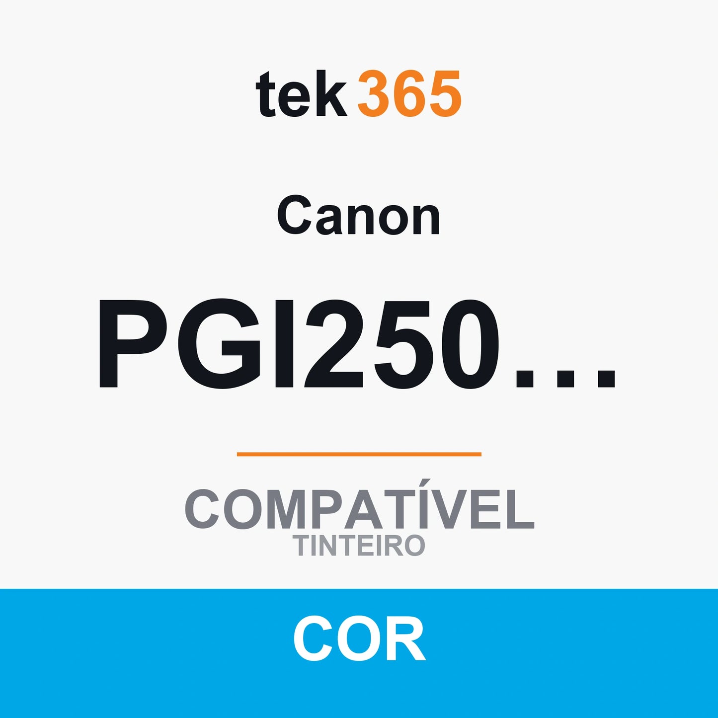 Cartucho de tinta original Canon PGI2500XL Ciano