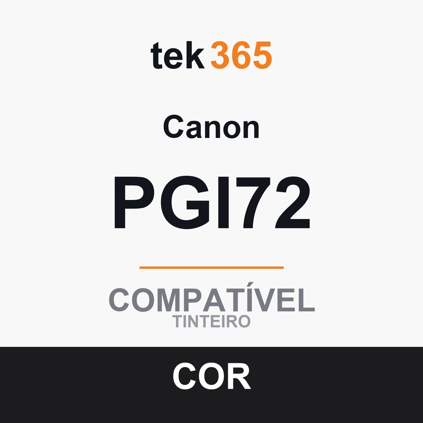 Cartucho de tinta original Canon PGI72 Cinzento
