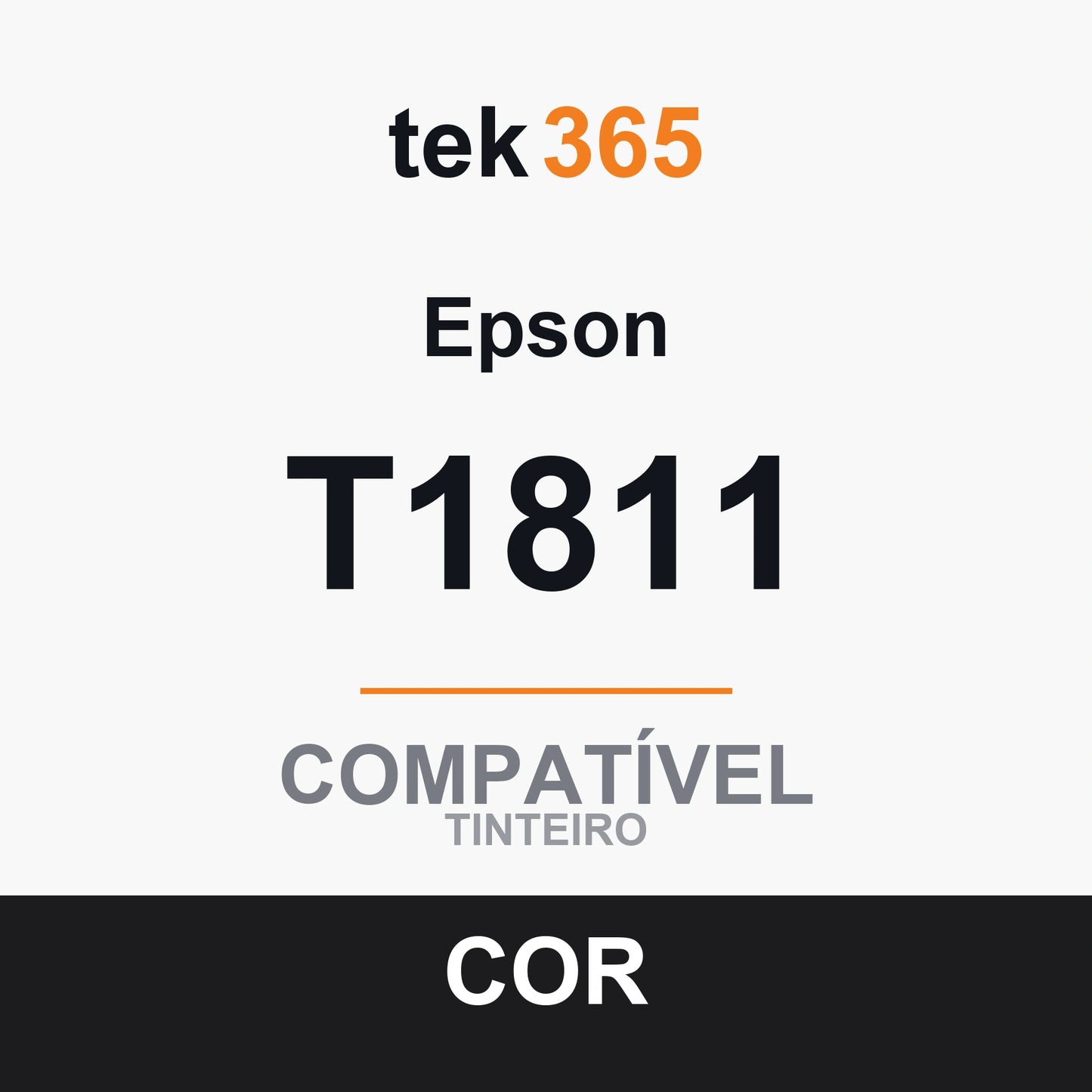 Tinteiro compatível Epson T1811/T1801 (18XL) Preto