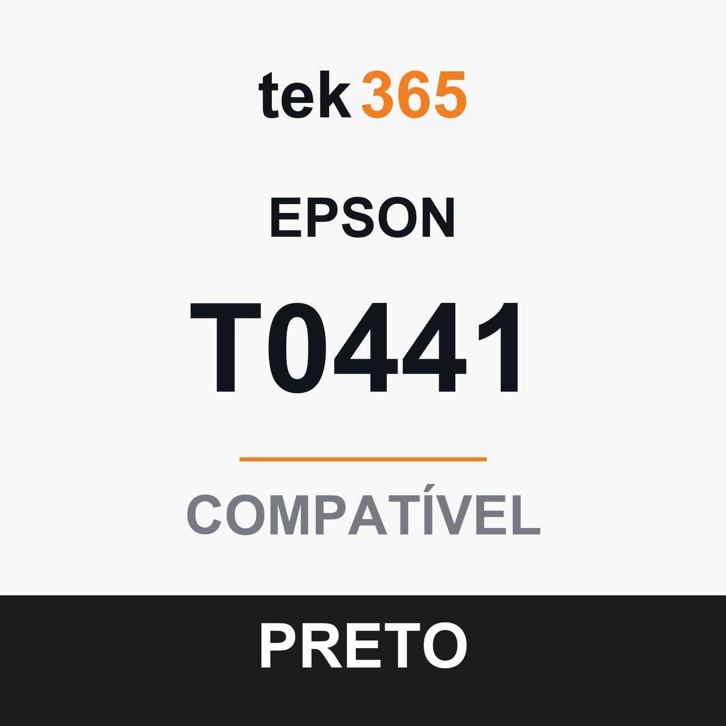 Cartucho de Tinta Compativel Epson T0441-BLACK Preto