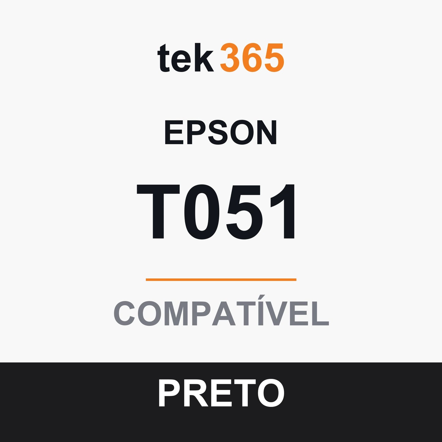 Cartucho de Tinta Compativel Epson T051-BLACK Preto