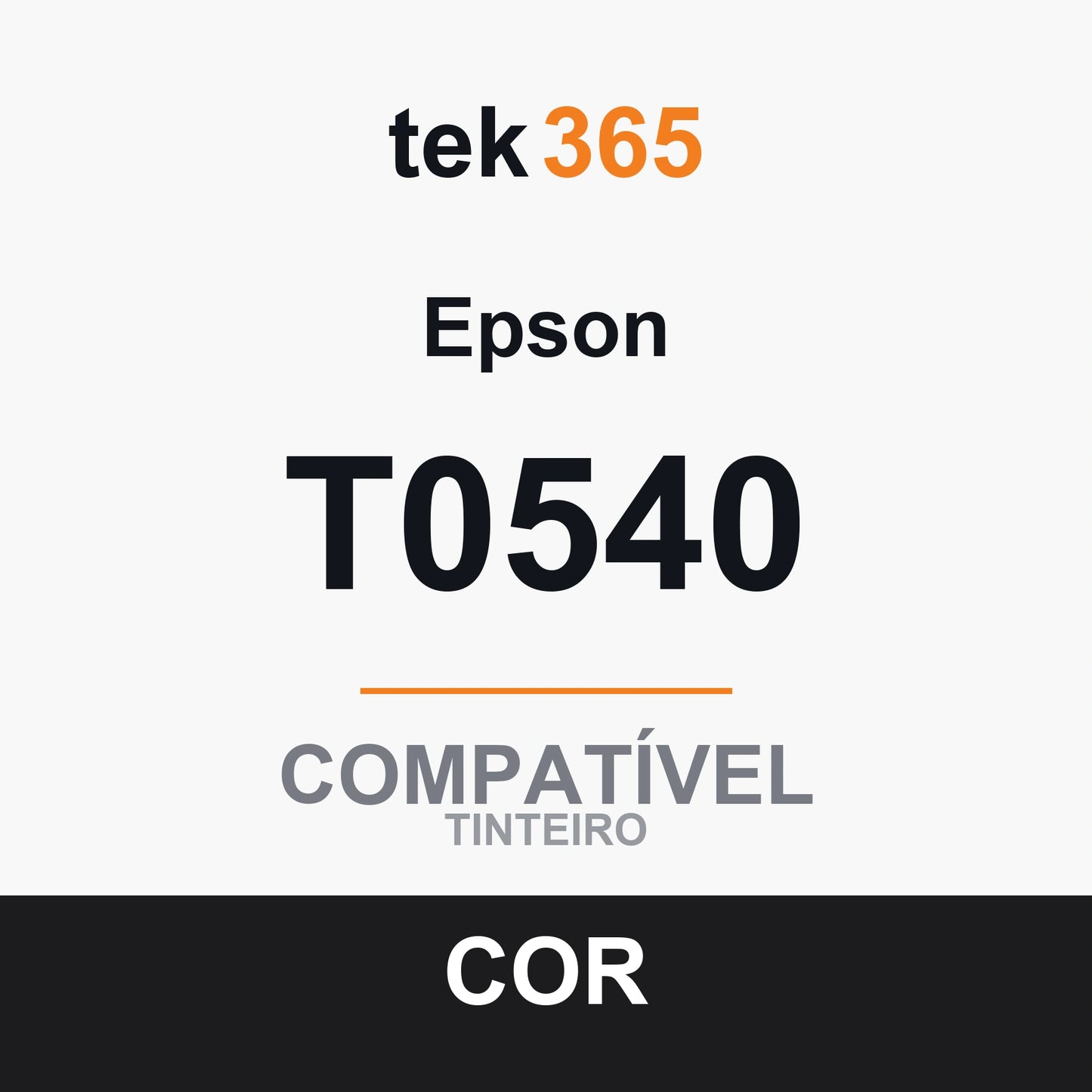 Cartucho de Tinta Compativel Epson T0540 Preto