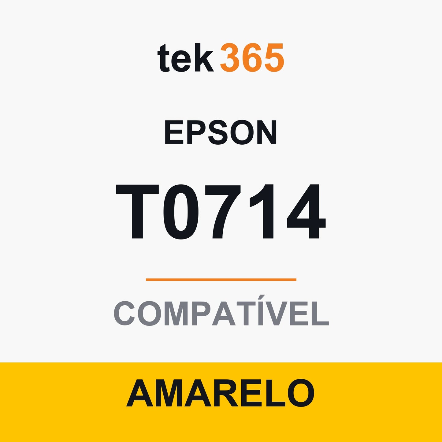 Tinteiro compatível Epson T0714/T0894 Amarelo