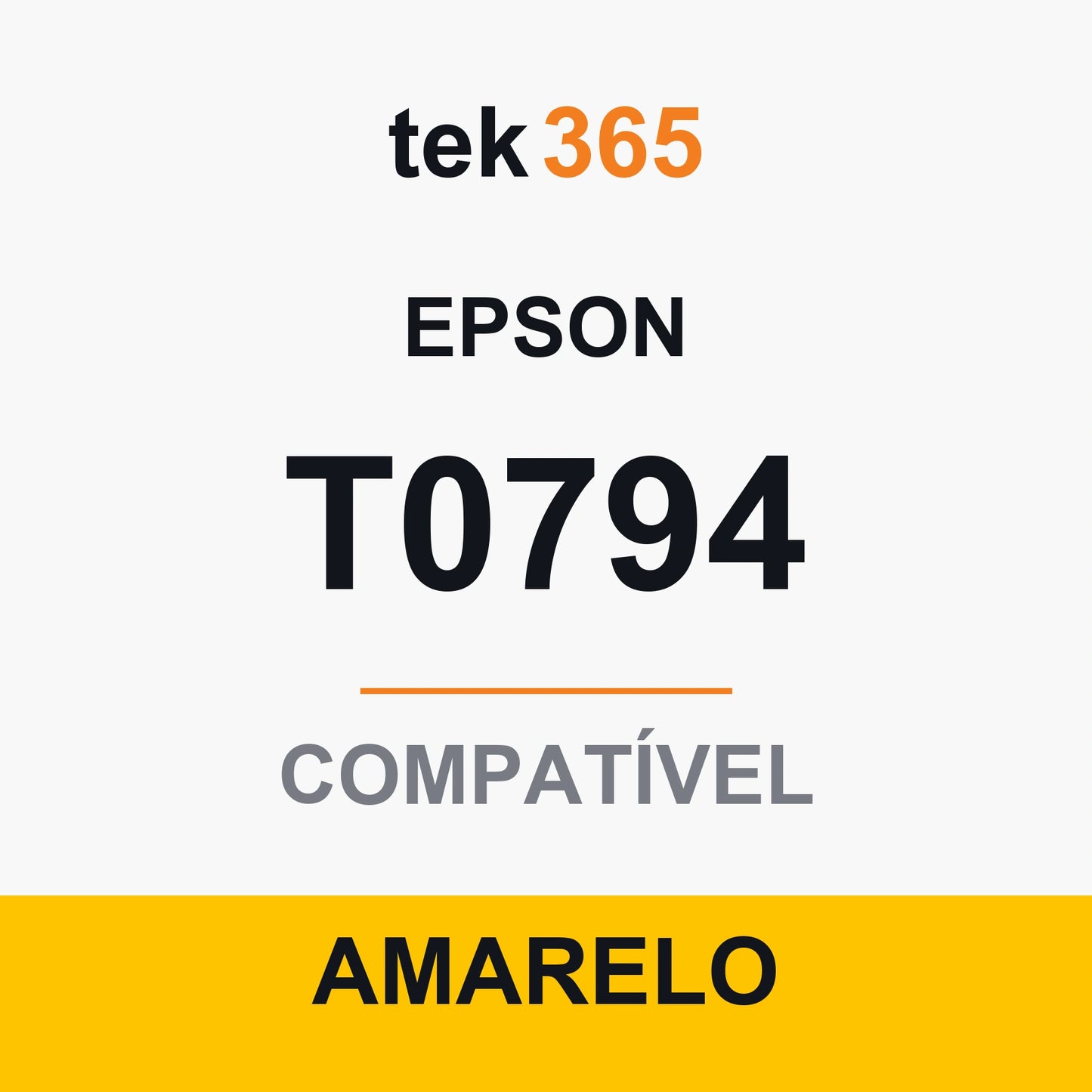 Cartucho de Tinta Compativel Epson T0794-YELLOW Amarelo