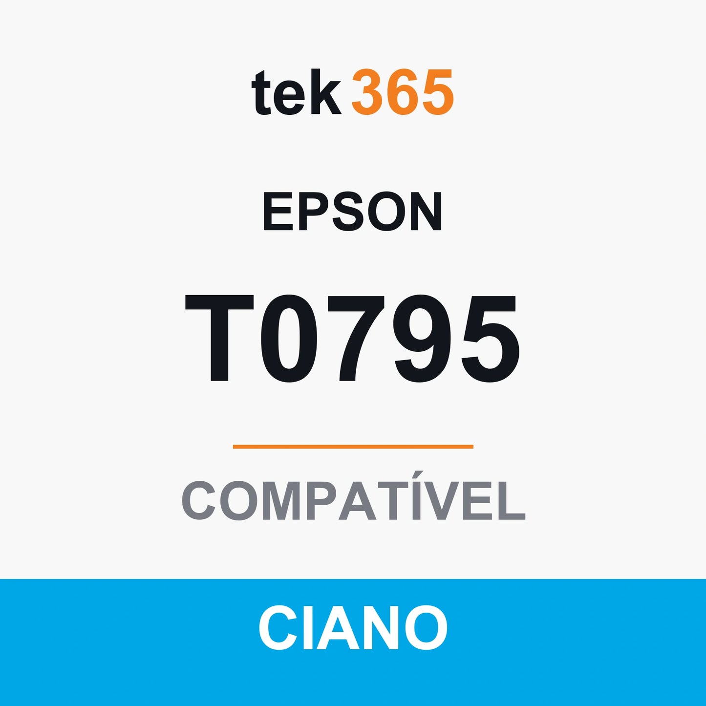 Cartucho de Tinta Compativel Epson T0795-CYAN Ciano