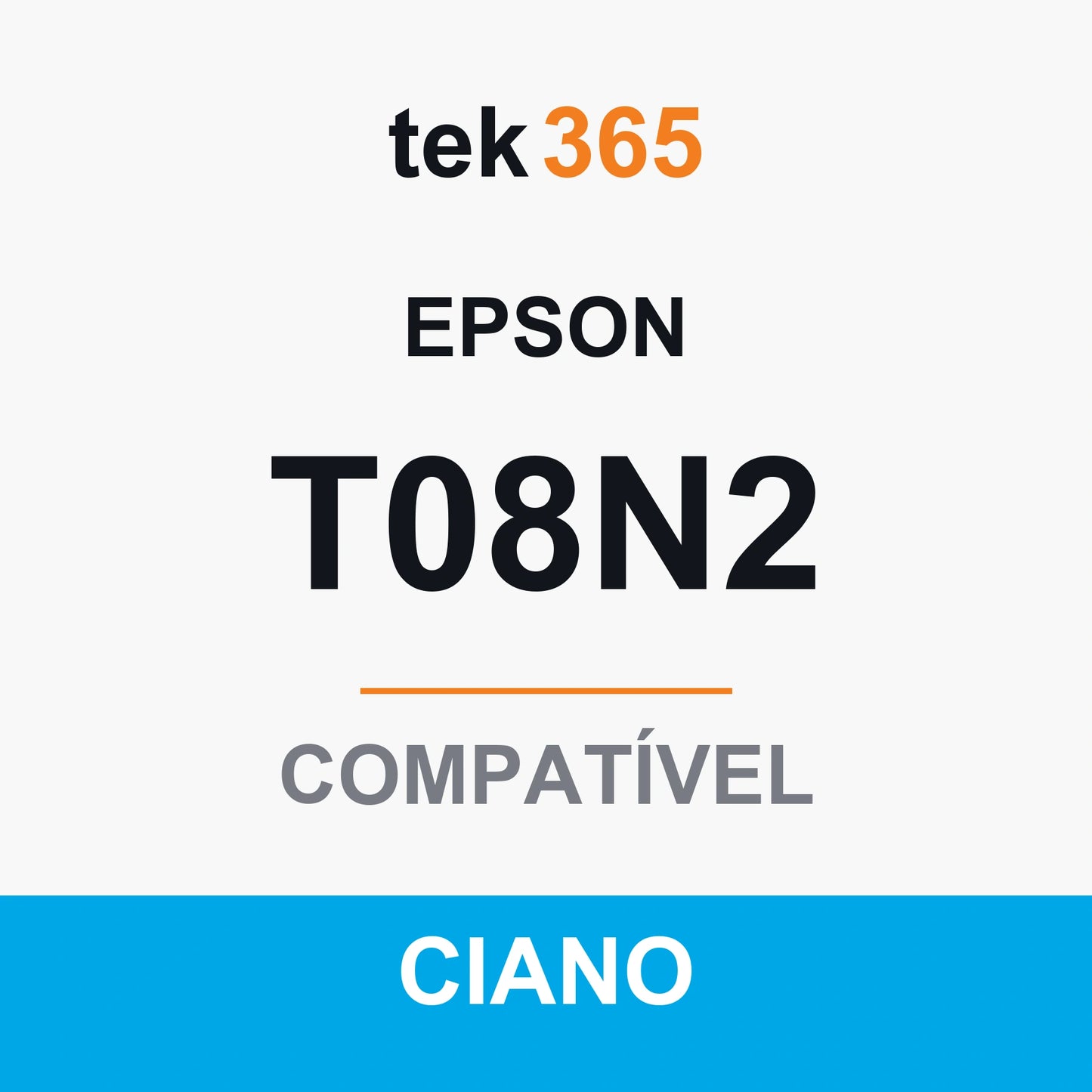 Cartucho de Tinta Compativel Epson T08N2-CYAN Ciano
