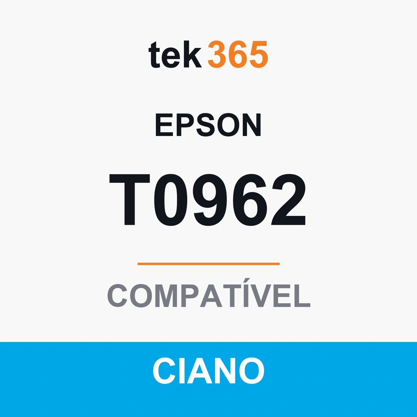 Cartucho de Tinta Compativel Epson T0962-CYAN Ciano
