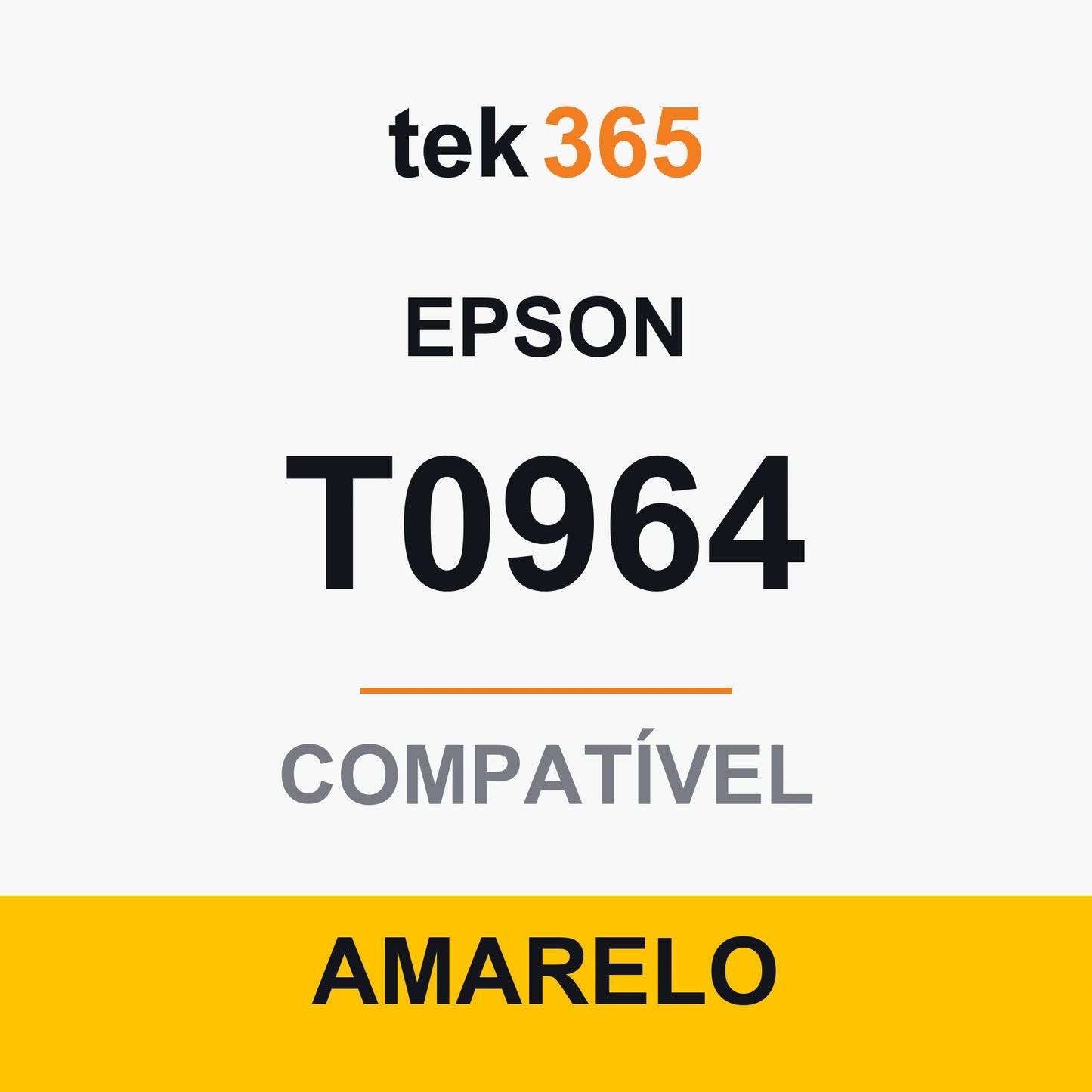 Cartucho de Tinta Compativel Epson T0964-YELLOW Amarelo