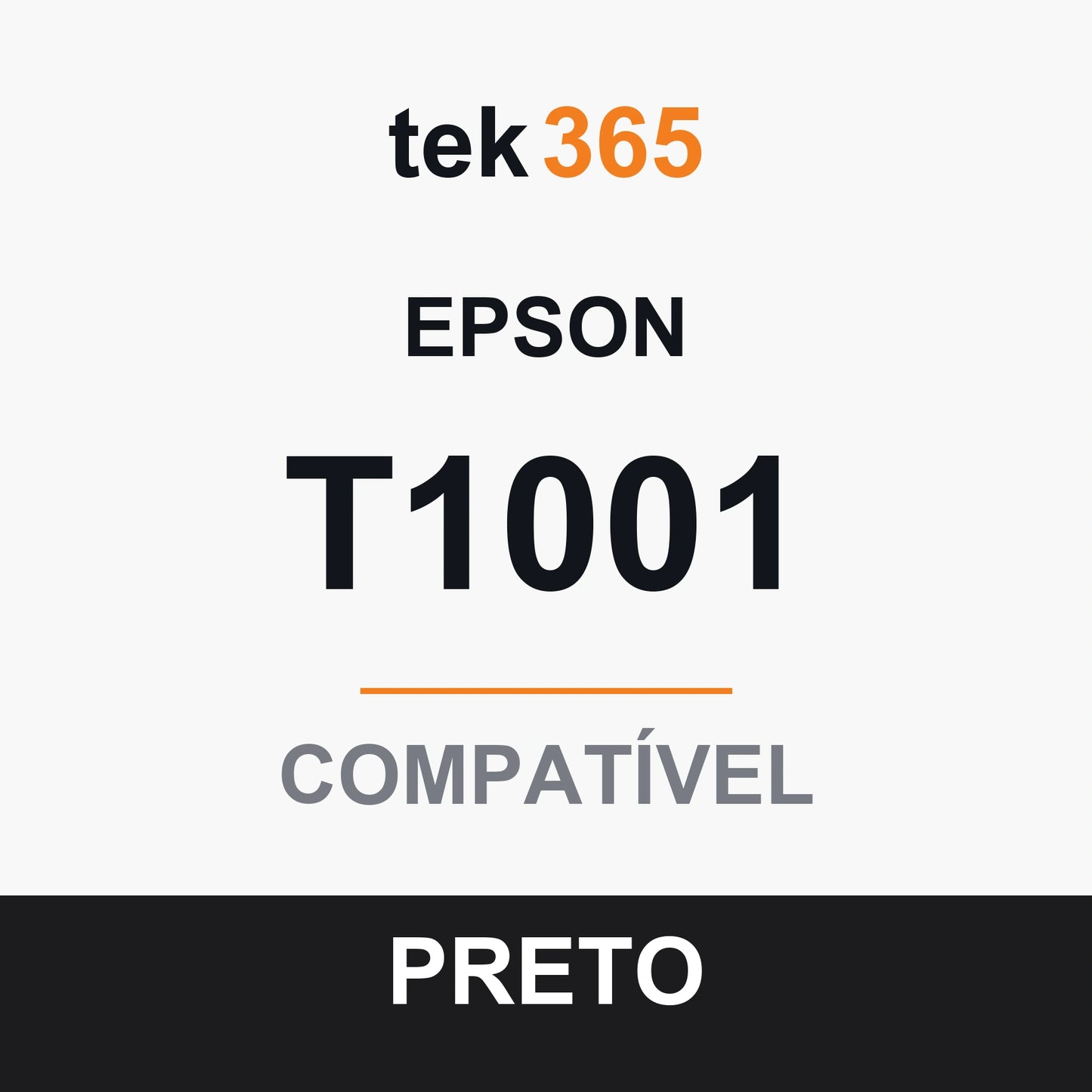 Cartucho de Tinta Compativel Epson T1001-BLACK Preto