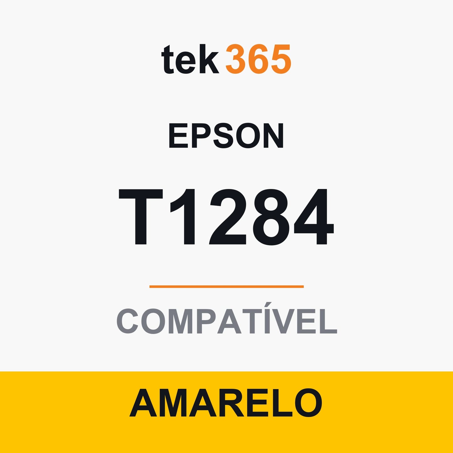 Tinteiro compatível Epson T1284 Amarelo