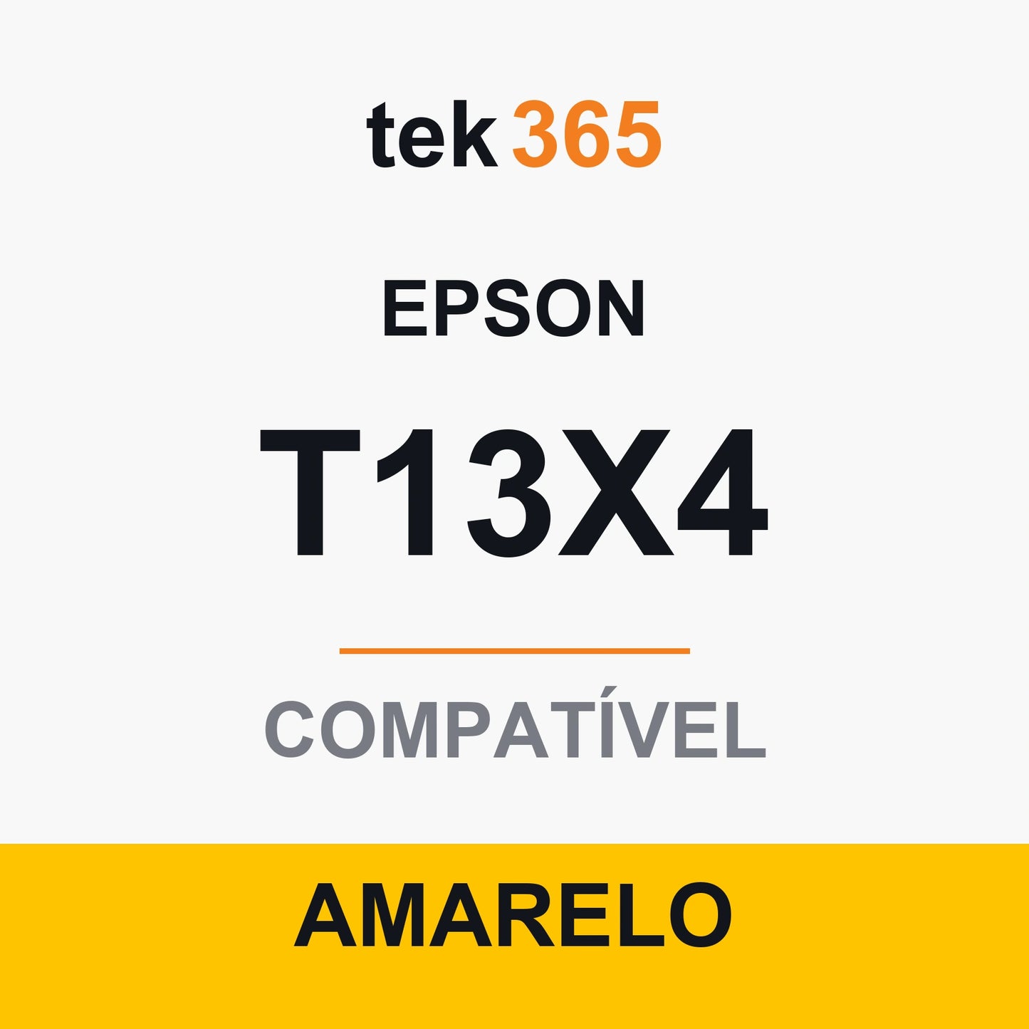 Cartucho de Tinta Compativel Epson T13X4-YELLOW Amarelo