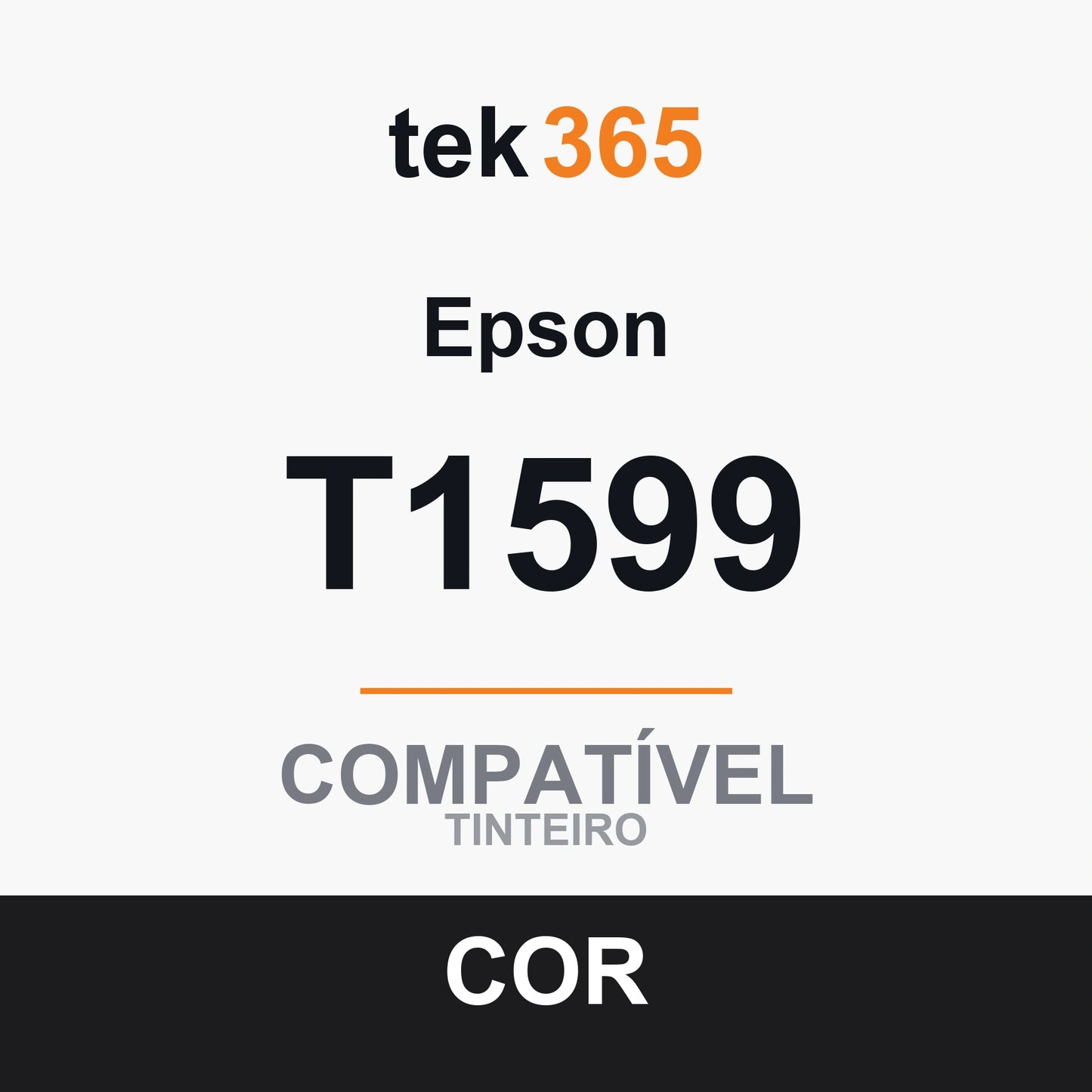 Cartucho de Tinta Compativel Epson T1599 Preto