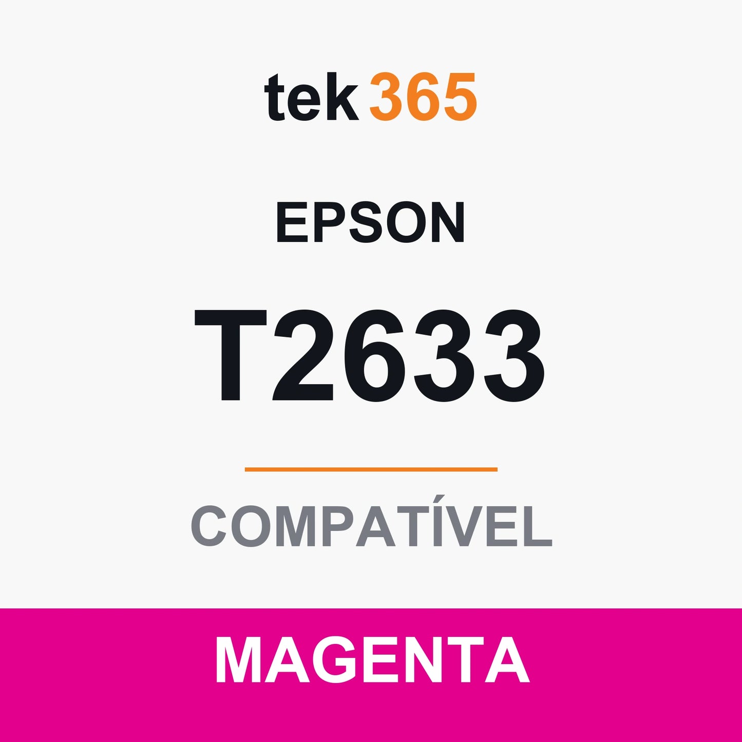 Tinteiro compatível Epson T2633/T2613 (26XL) Magenta