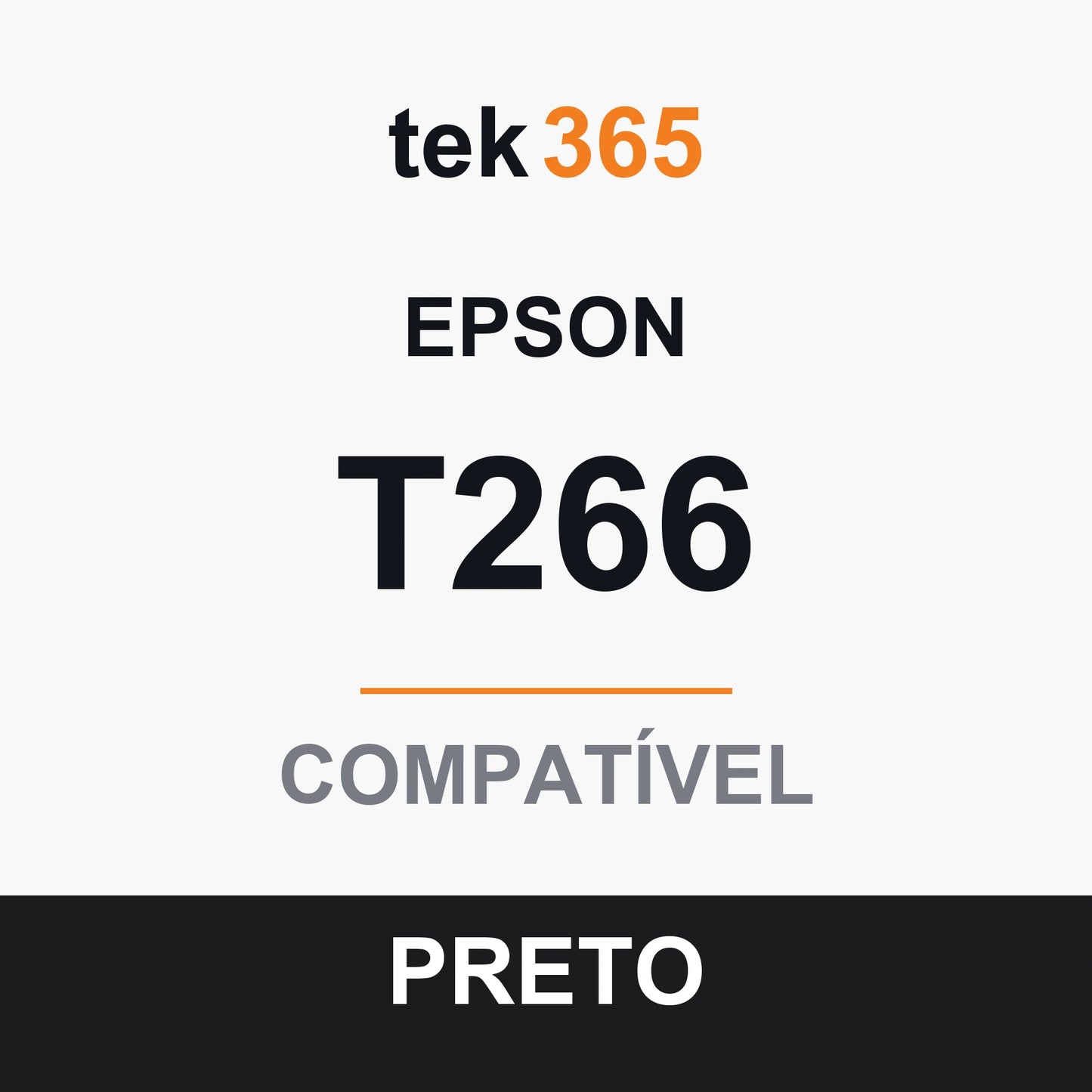 Tinteiro compatível Epson T266 Preto