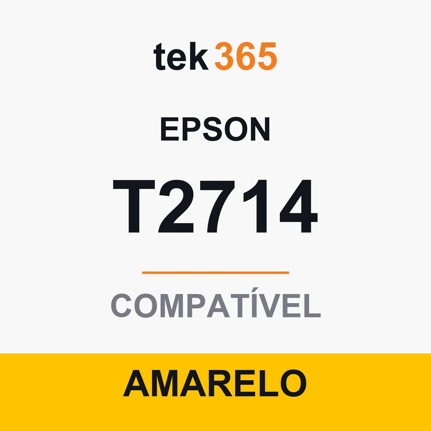 Tinteiro compatível Epson T2714/T2704 (27XL) Amarelo