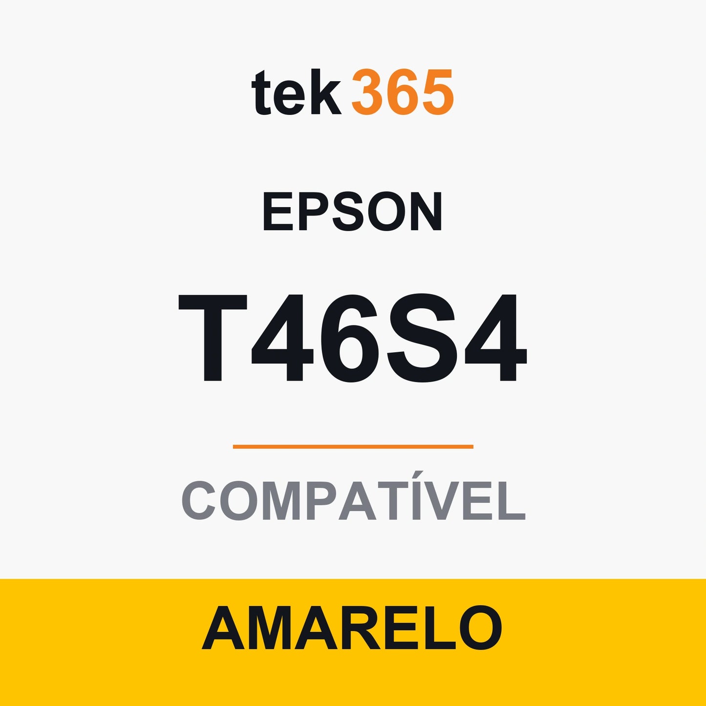 Cartucho de Tinta Compativel Epson T46S4-YELLOW Amarelo