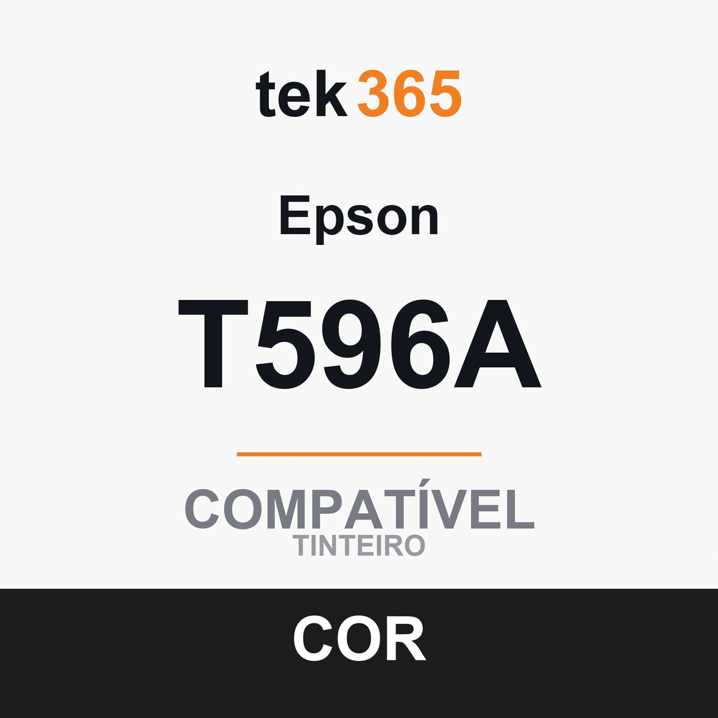 Cartucho de Tinta Compativel Epson T596A Preto