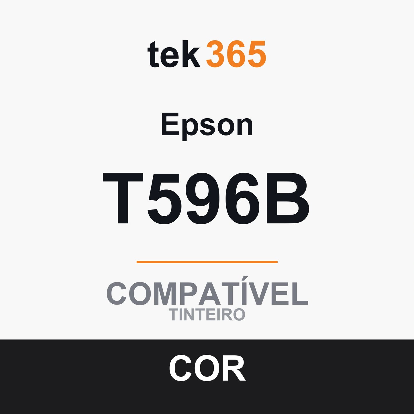 Cartucho de Tinta Compativel Epson T596B Preto