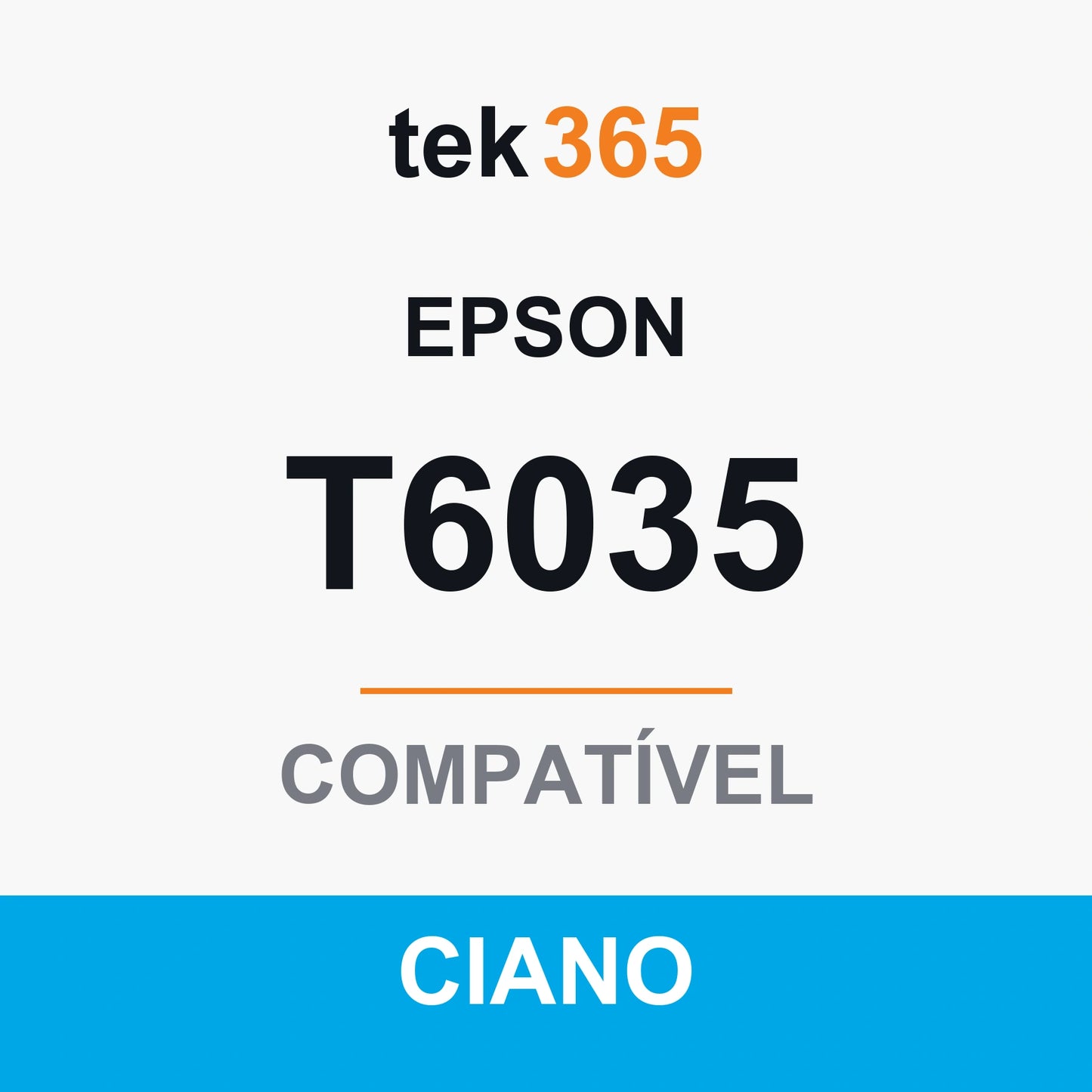Cartucho de Tinta Compativel Epson T6035-CYAN Ciano