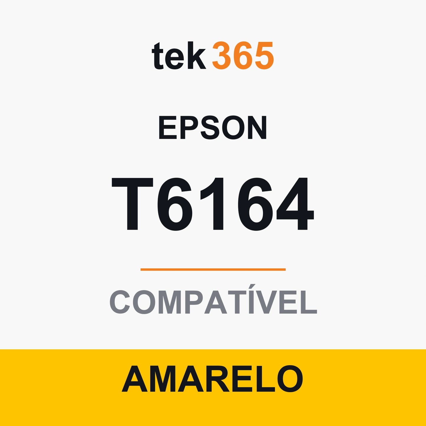 Cartucho de Tinta Compativel Epson T6164-YELLOW Amarelo