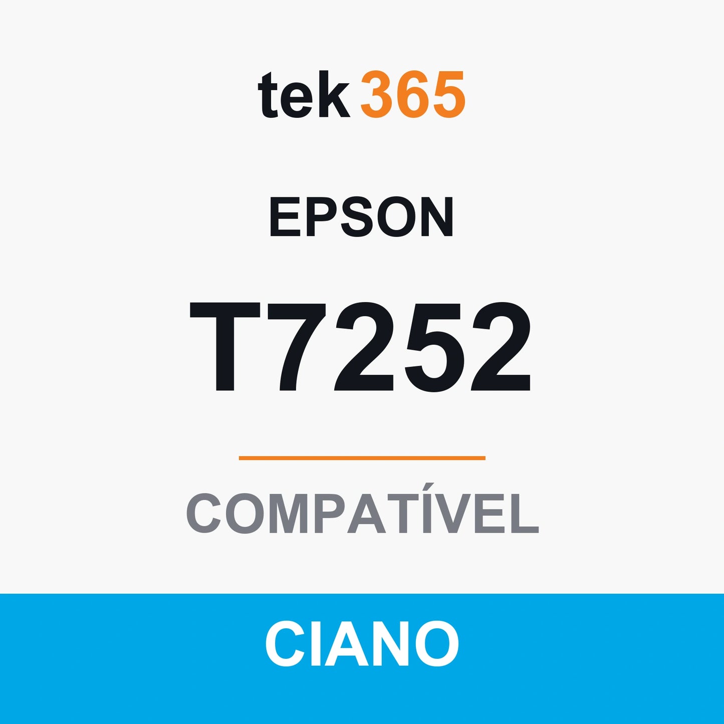Cartucho de Tinta Compativel Epson T7252-CYAN Ciano