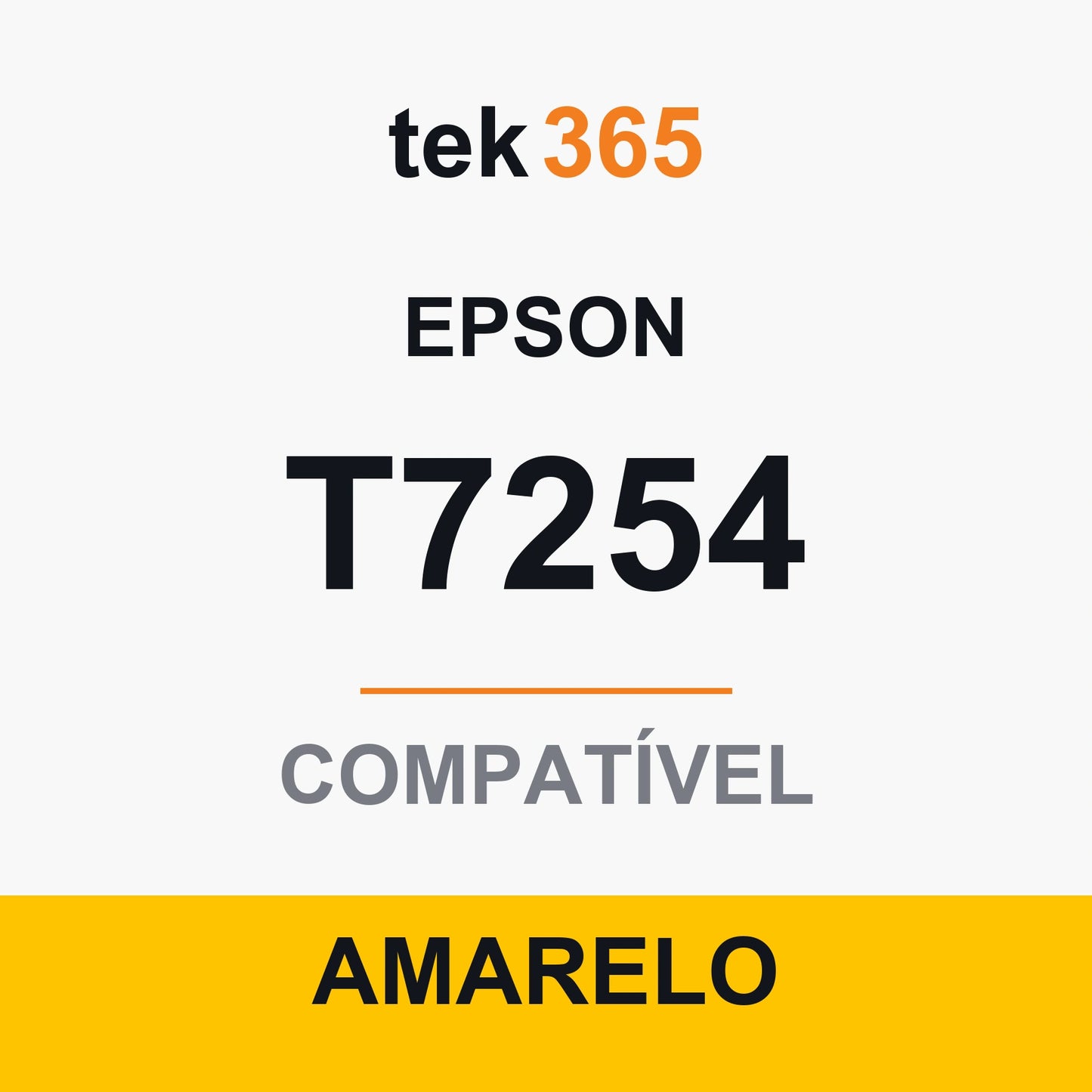 Cartucho de Tinta Compativel Epson T7254-YELLOW Amarelo