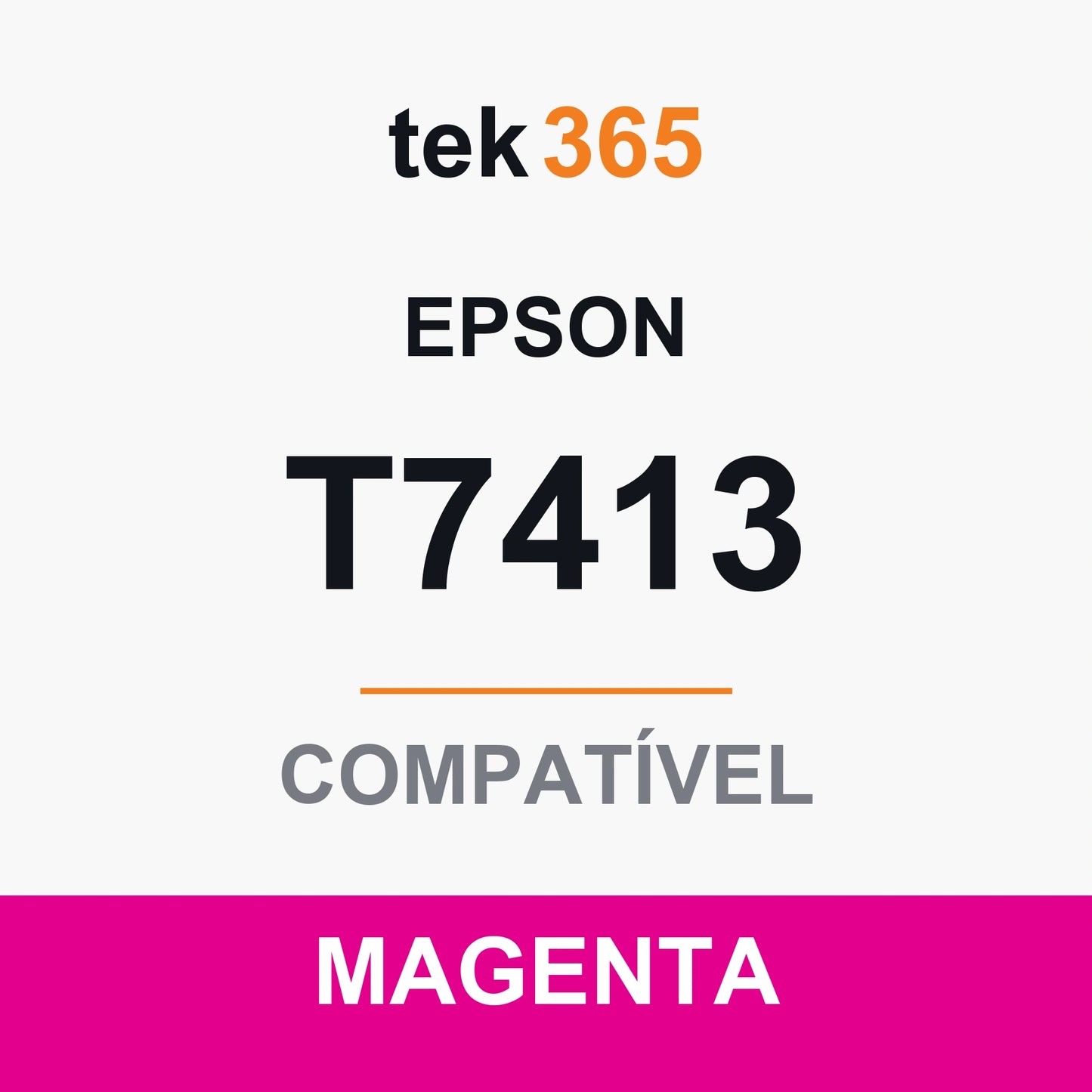 Cartucho de Tinta Compativel Epson T7413-MAGENTA Magenta