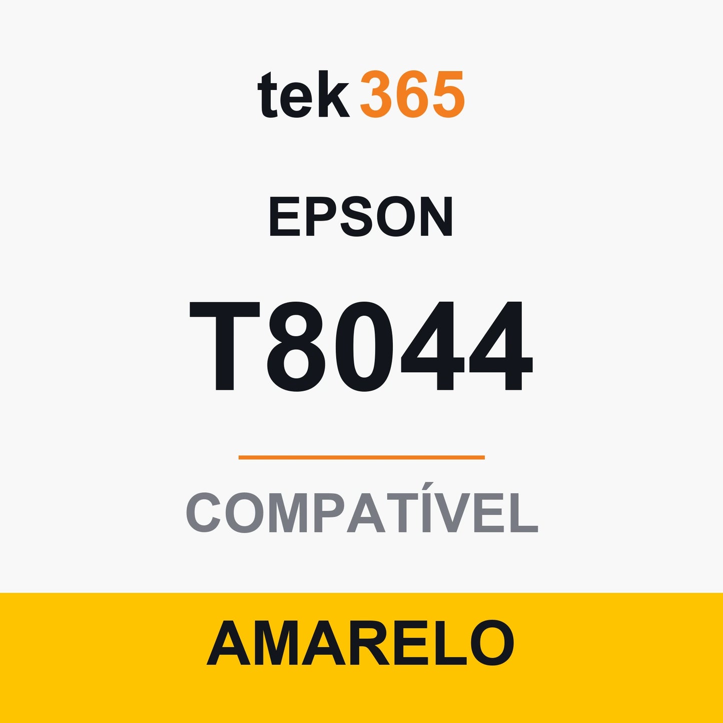 Cartucho de Tinta Compativel Epson T8044-YELLOW Amarelo
