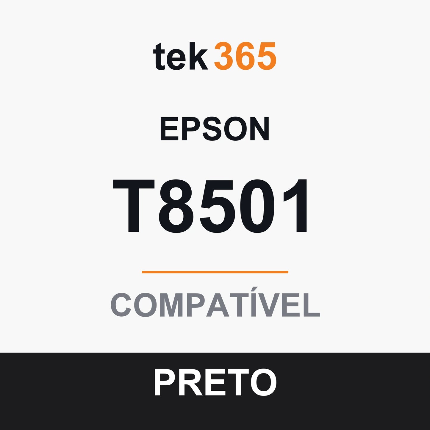 Cartucho de Tinta Compativel Epson T8501-BLACK Preto