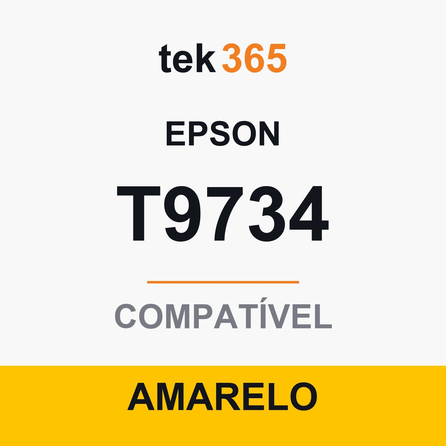 Cartucho de Tinta Compativel Epson T9734-YELLOW Amarelo