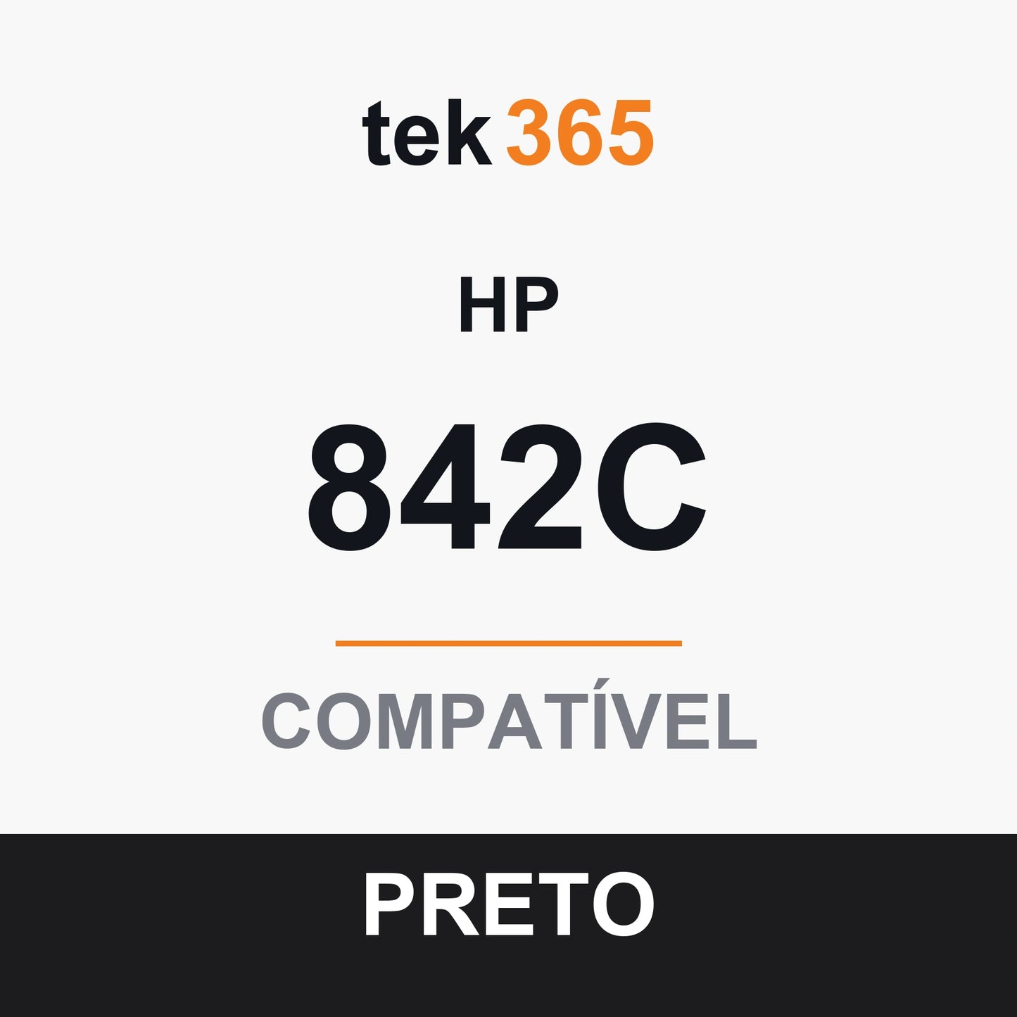 Tinteiro compatível HP 842C Preto