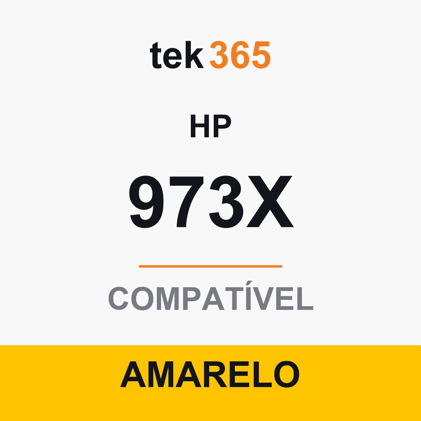 Tinteiro compatível HP 973X Amarelo