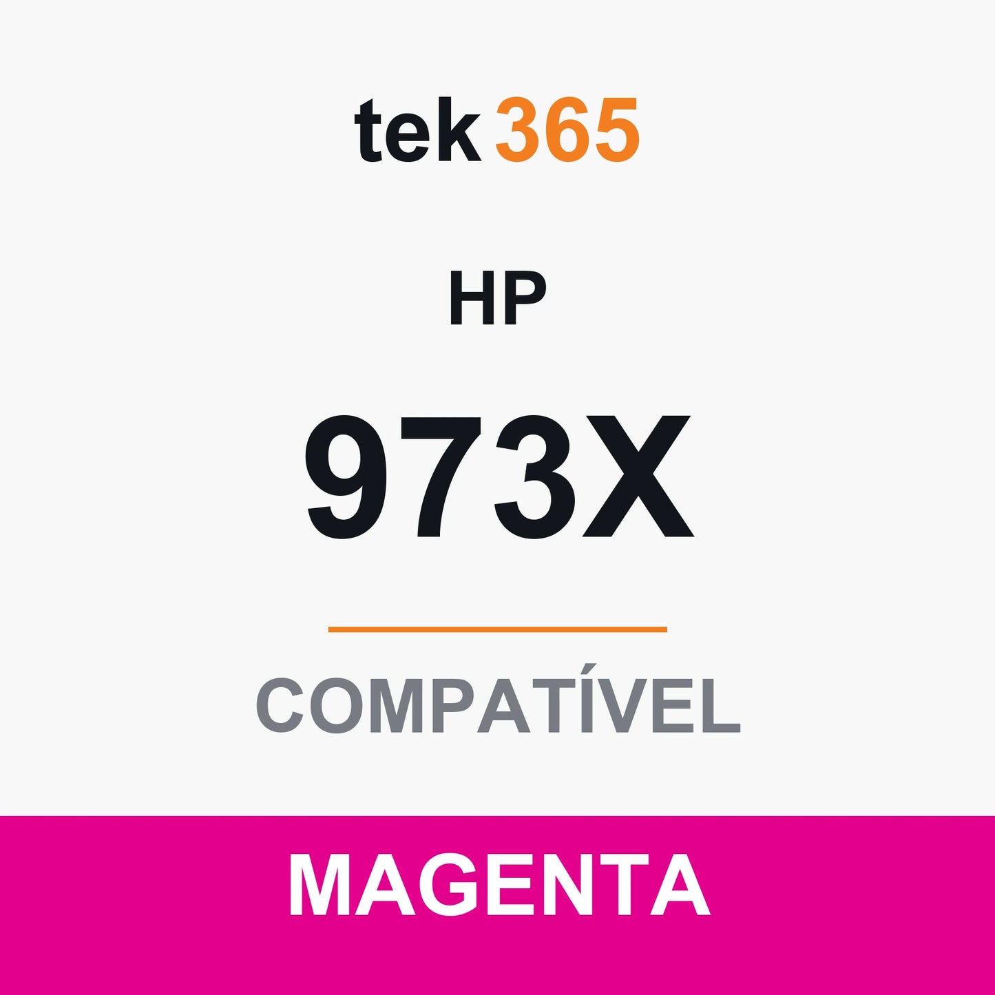Tinteiro compatível HP 973X Magenta