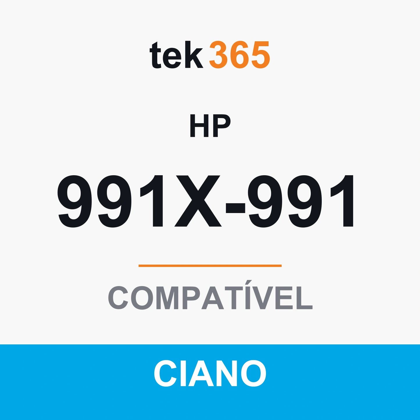 Cartucho de Tinta Compativel HP 991X-991-CYAN Ciano