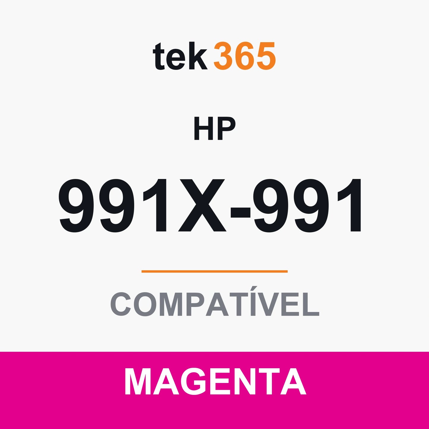 Cartucho de Tinta Compativel HP 991X-991-MAGENTA Magenta