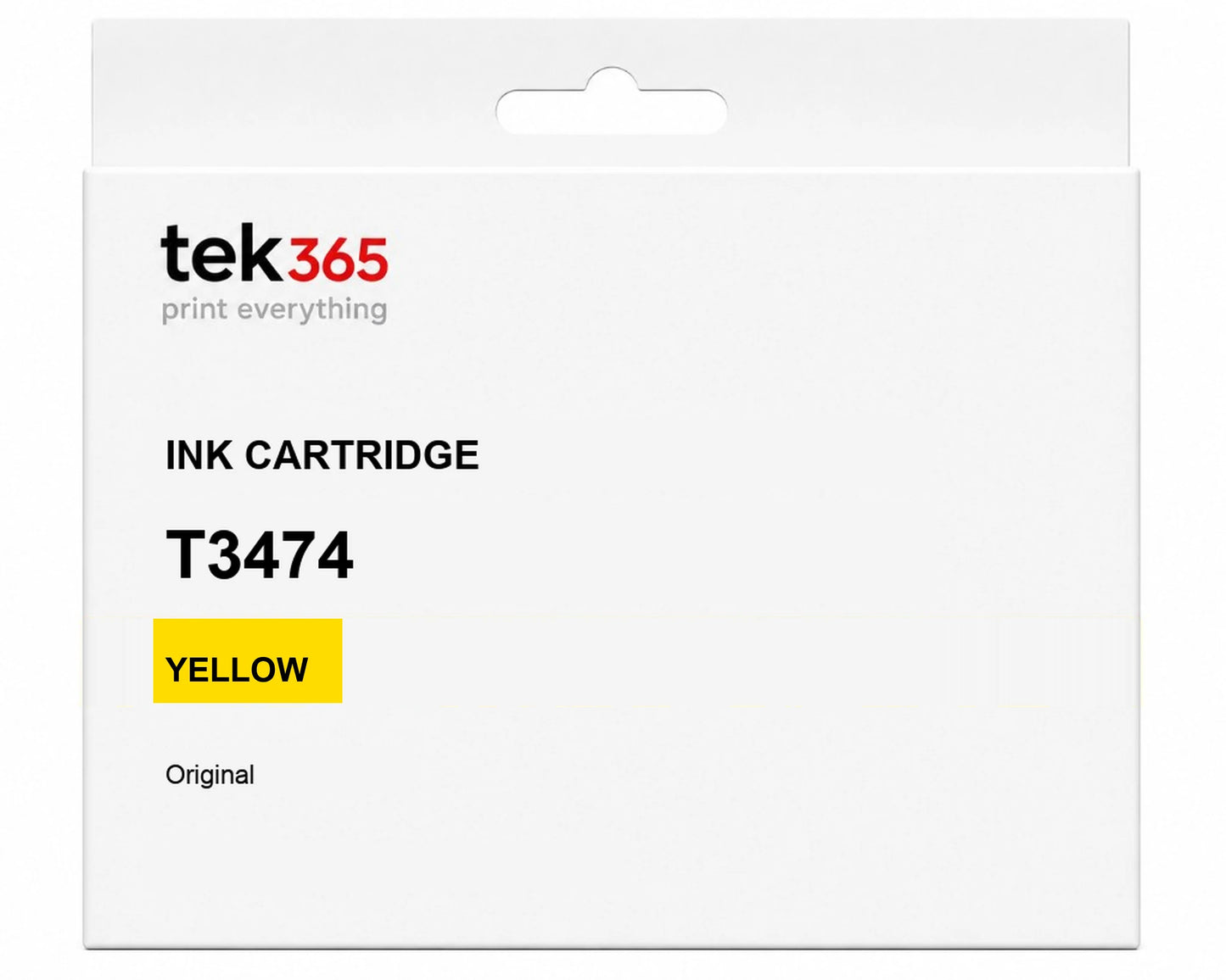 Cartucho de tinta original Epson T3474 (34XL) Amarelo