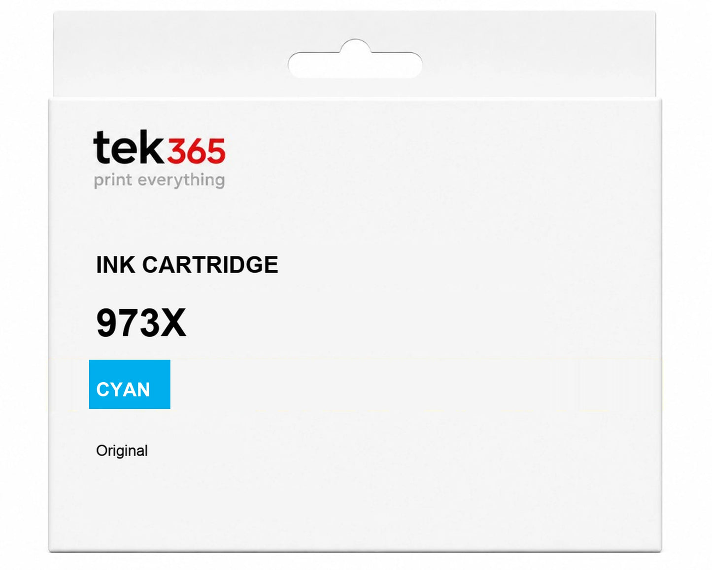 Cartucho de tinta original HP 973X Ciano