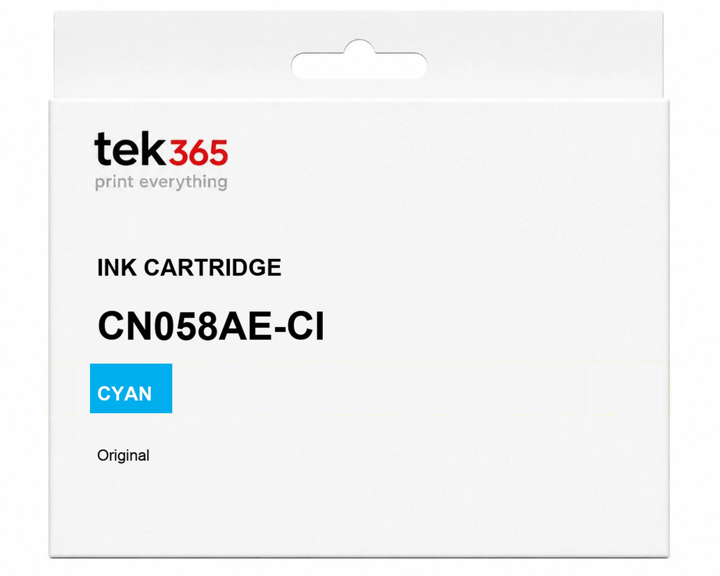 Tinteiro original HP CN058AE-CI-CYAN Ciano