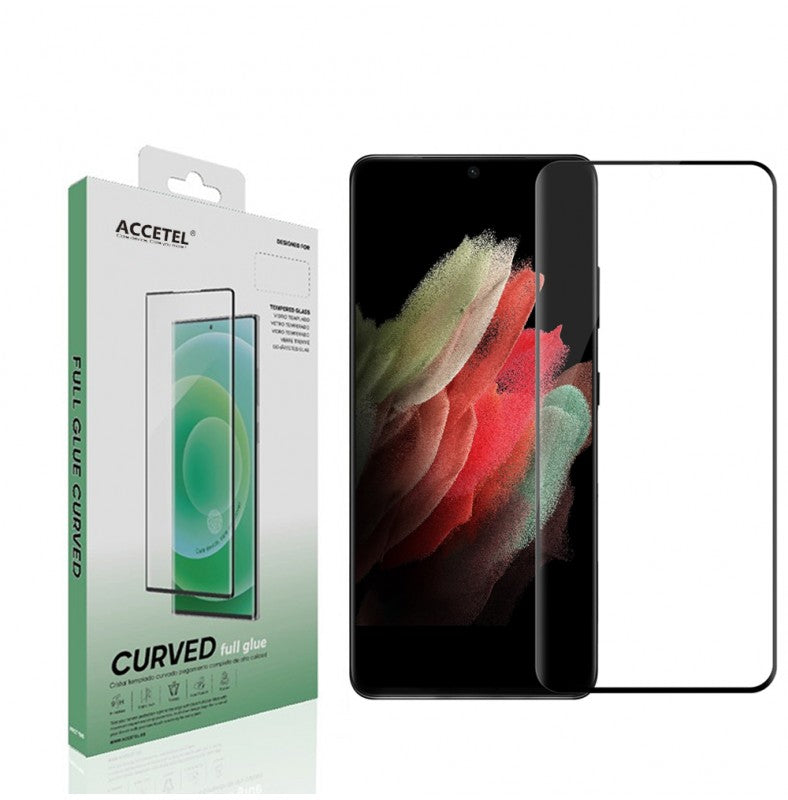 Película de Vidro Curvo Full Glue Samsung Galaxy Ultra Preto