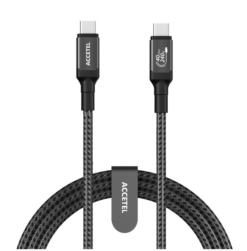Cabo USB-C para USB-C PD 3.1 Gen 3 (240W USB TYPE-C Trans.40Gbps 8K 1,2M)