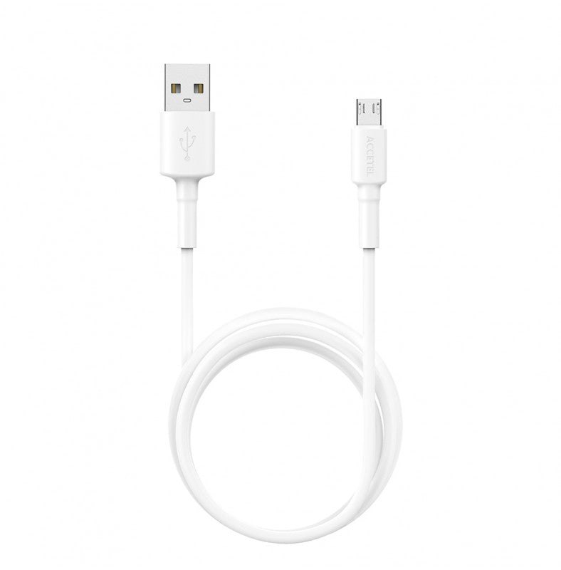 Cabo de dados TPE 2.4A Micro USB (1M) Branco