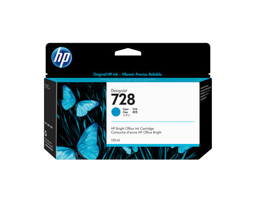 Cartucho de tinta original HP 728 Ciano