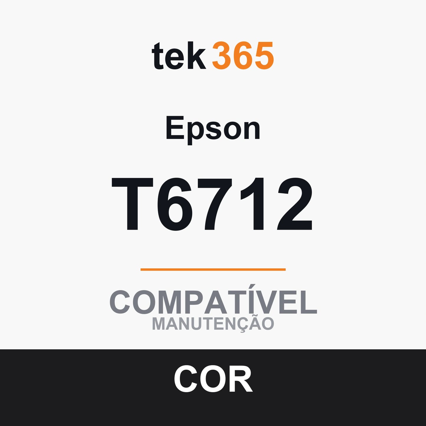 Tanque de manutenção compatível Epson T6712 • Capacidad: