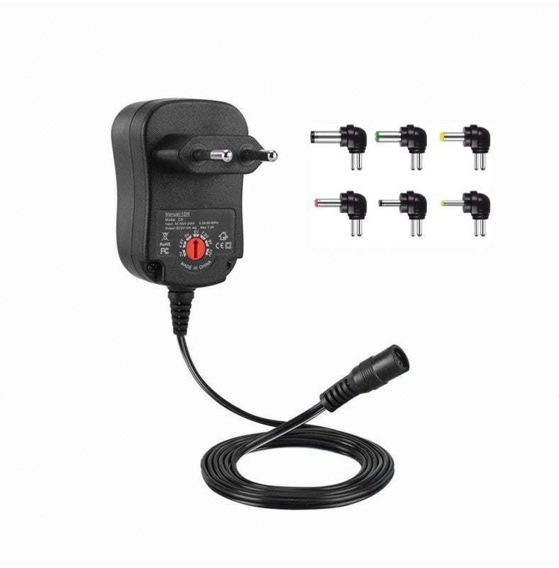 Carregador Universal de 12W de 3V-12V Máx. 1.2A