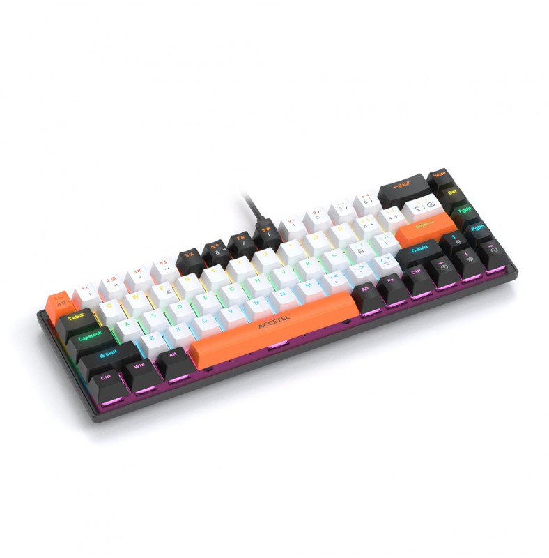 Teclado Mecânico Branco (Espanhol)
