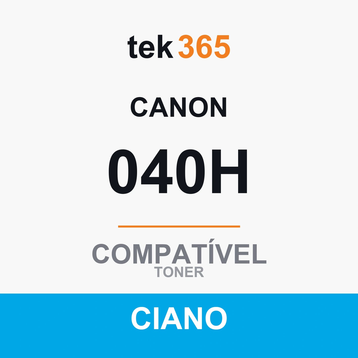 Toner Compativel Canon 040H-CIANO-CYAN Ciano