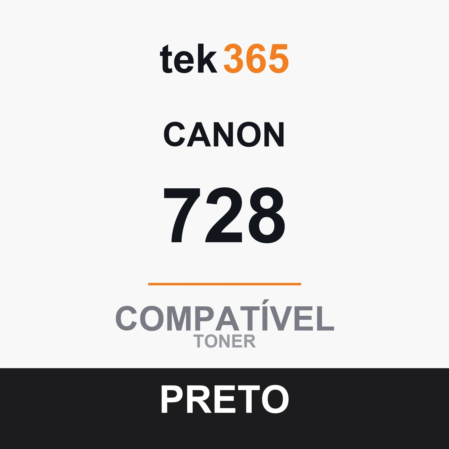 Toner Compativel Canon 728-PRETO-BLACK Preto