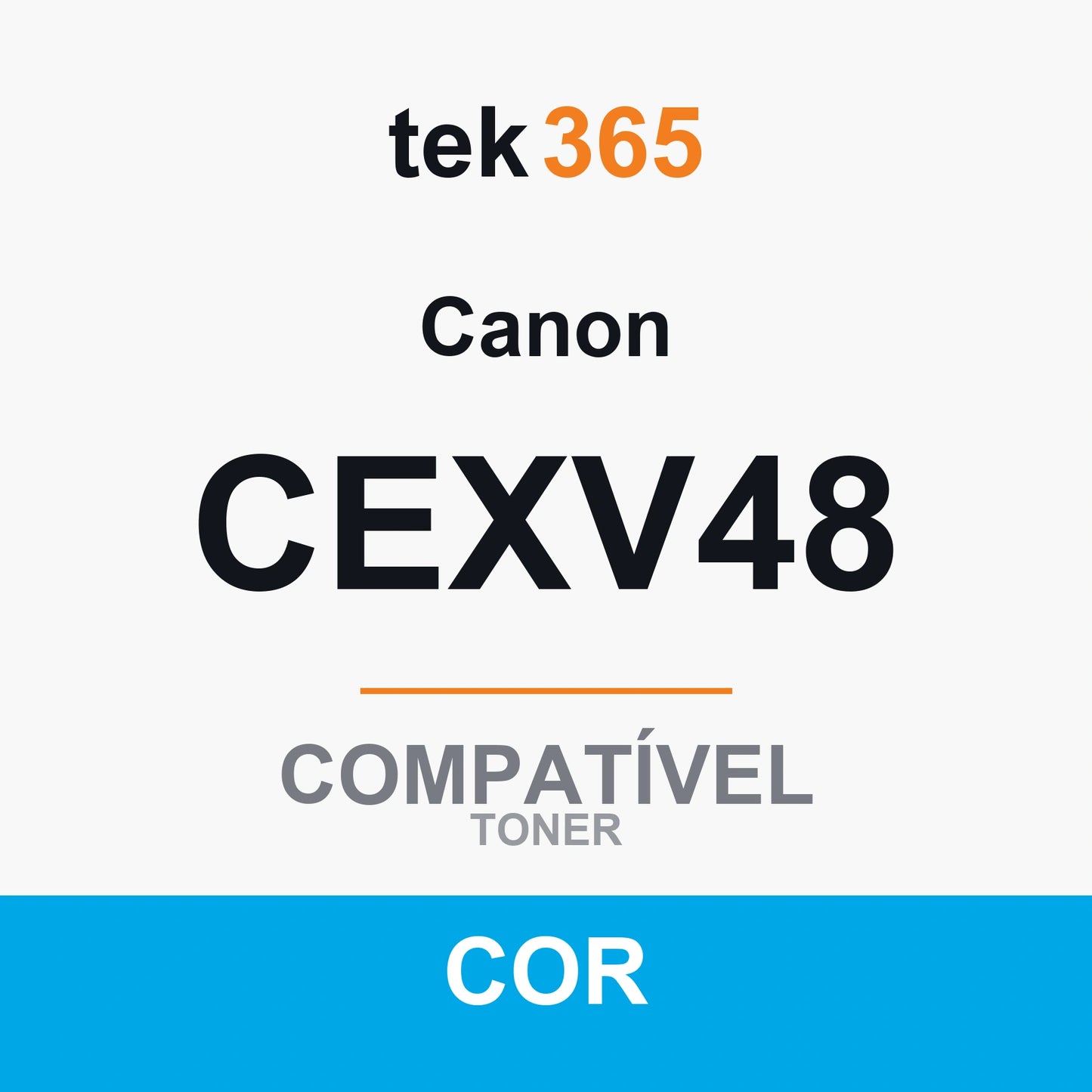 Toner compatível Canon CEXV48
